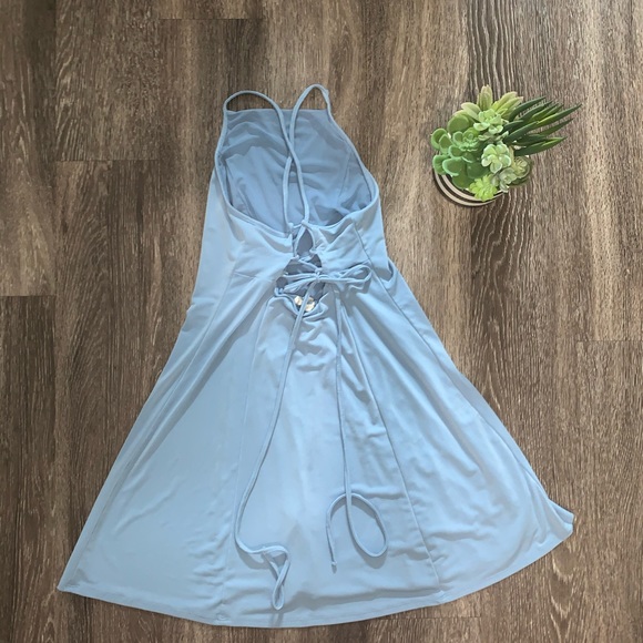 UO Jeanne Lace-up Back Mini Dress • Medium - Picture 6 of 7